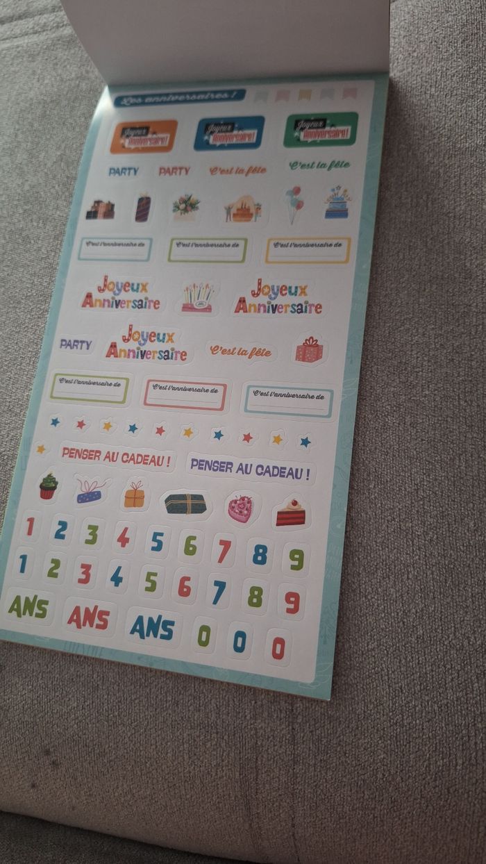 Bloc de 600 stickers pour agenda et calendriers - photo numéro 4