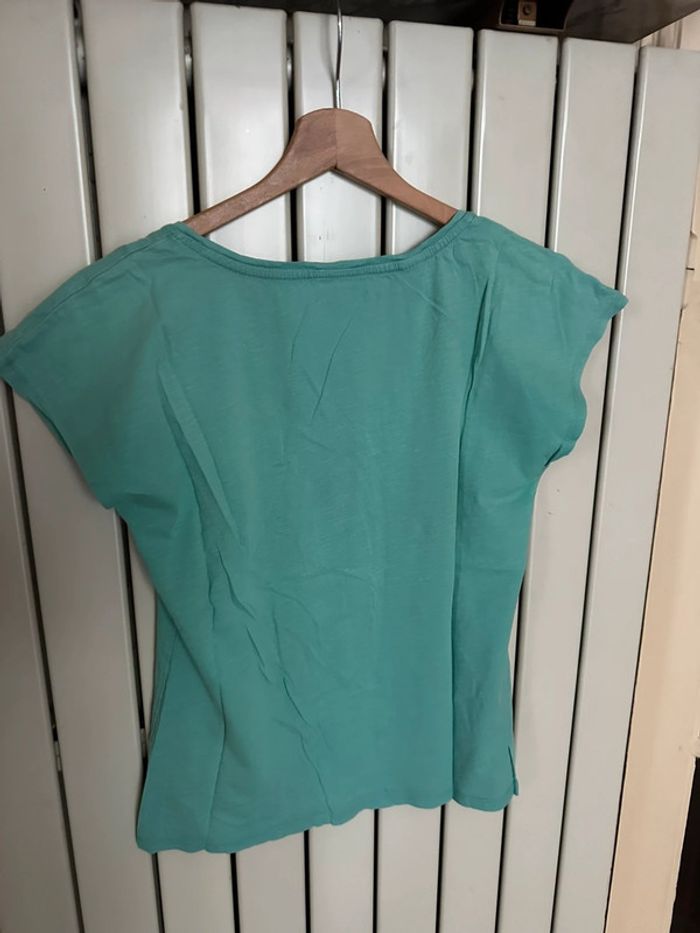 T-shirt vintage turquoise S - photo numéro 3