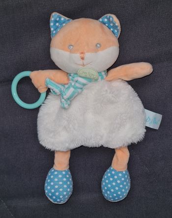 Doudou pantin d'activités Renard poupi - Baby Nat