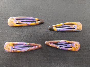 Lot de 4 barrettes à cheveux Disney Raiponce