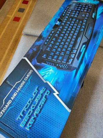 Clavier Gamer rétro lumineux 3 couleurs. CM030. Sans souris