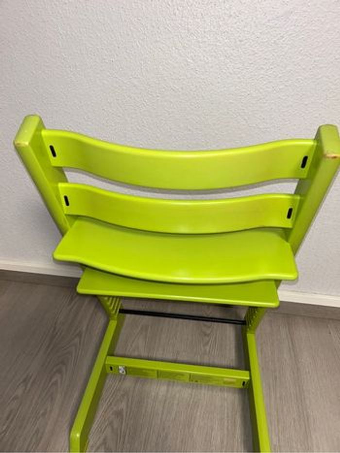 Chaise Tripp Trapp Stokke verte + Babyset - photo numéro 7