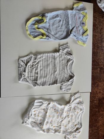 Lot de 3 bodys à manches courtes
