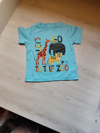 Tee shirt 3 mois Zoo