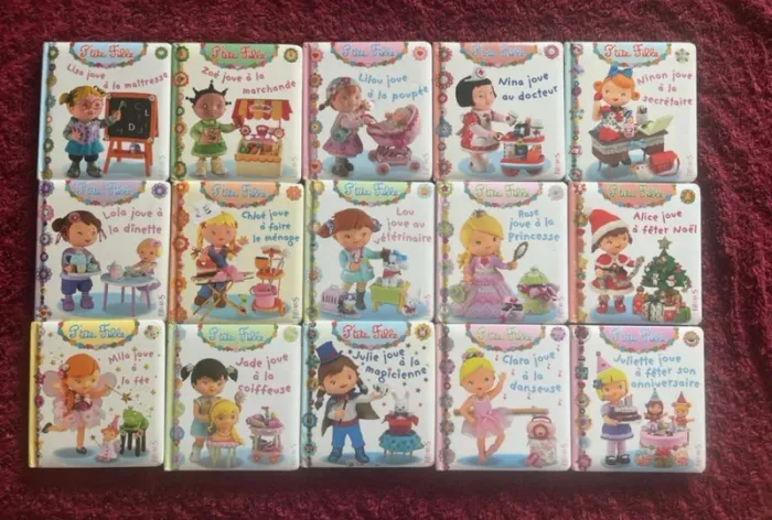 Lot livre ptite fille fleurus