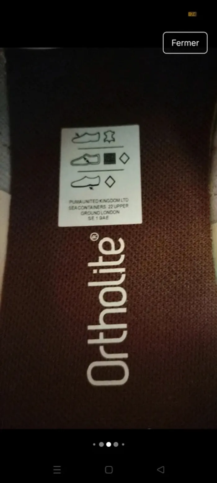 Modèle rare - baskets Puma Palermo chics couleur marron neuves - photo numéro 3
