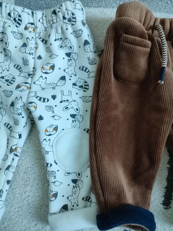 Lot pantalons chauds