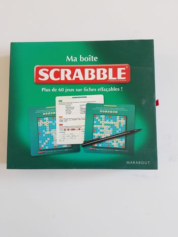 Ma boîte scrabble marabout complet 