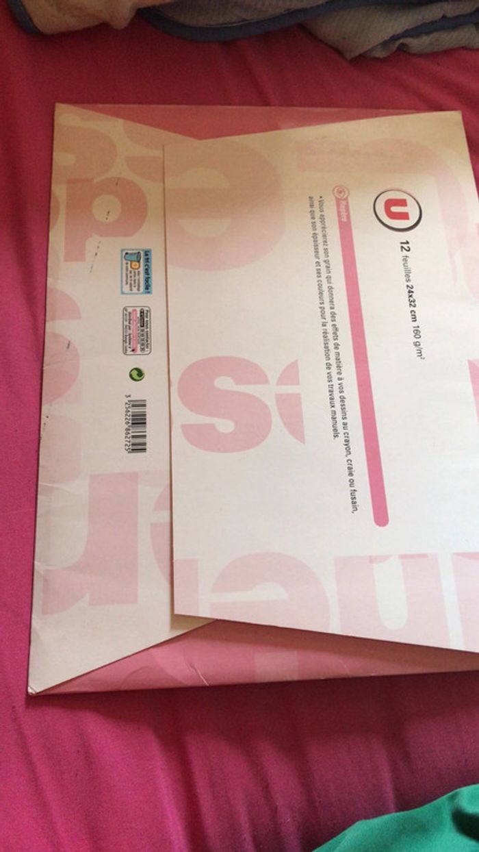 Lots de 9 feuilles papier dessin 24x32 - photo numéro 4