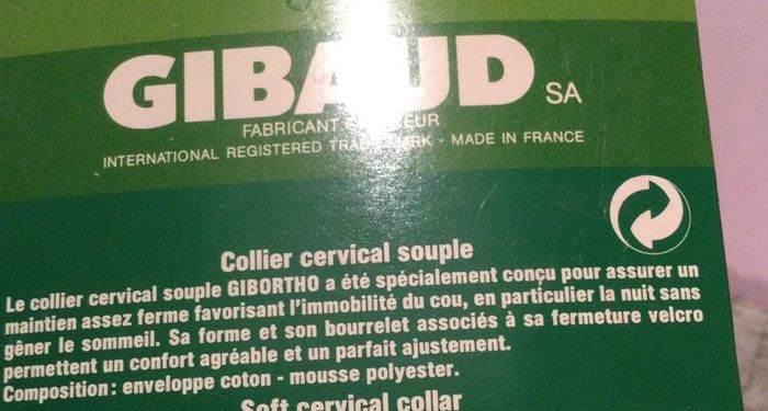 Collier cervical - photo numéro 3