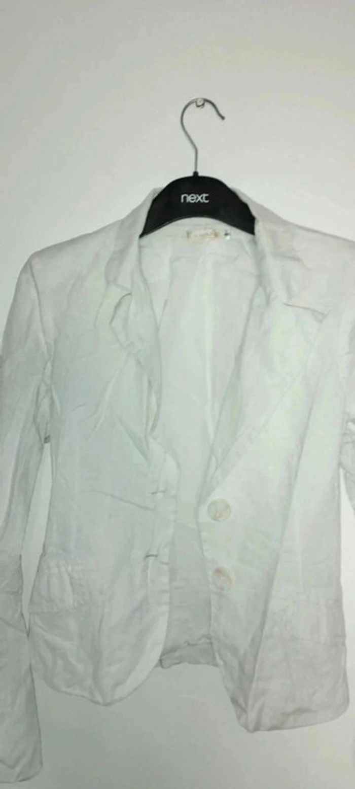 Veste tailleur blanche - photo numéro 9