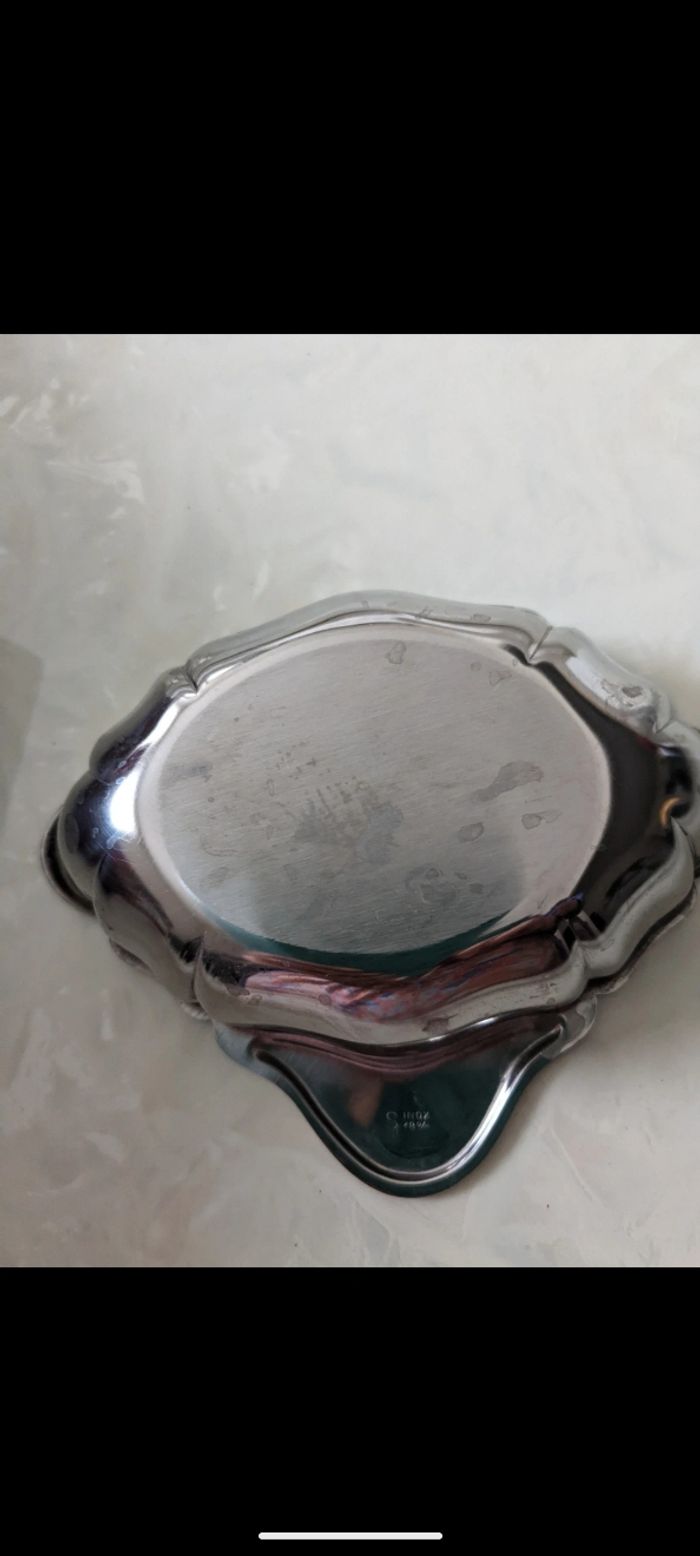 Magnifique soupière et sa cuillère assortie en inox. - photo numéro 6