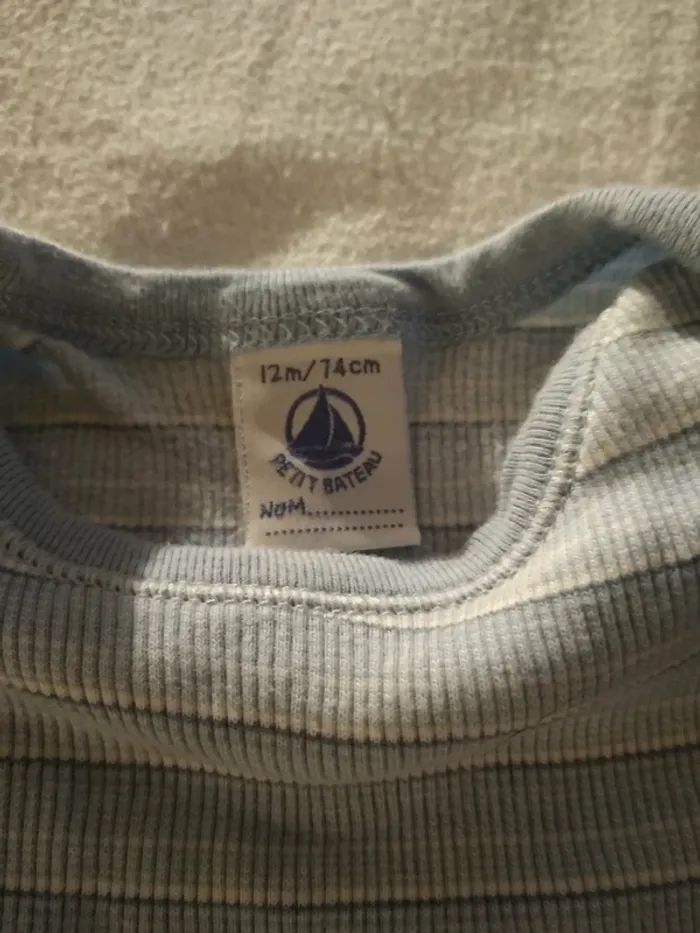 Ensemble Tee Shirt Culotte Petit Bateau Garçon - photo numéro 3