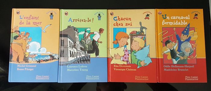Lot de 4 livres pour enfants de la collection père Castor