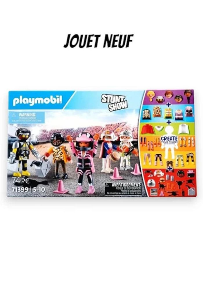 Playmobil 71399 My Figures : Cascadeurs Stunt Show