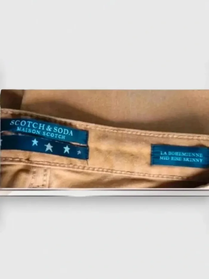 Jean Scotch & Soda maison scotch , coupe skinny , taille mi-haute ,extensible - photo numéro 9