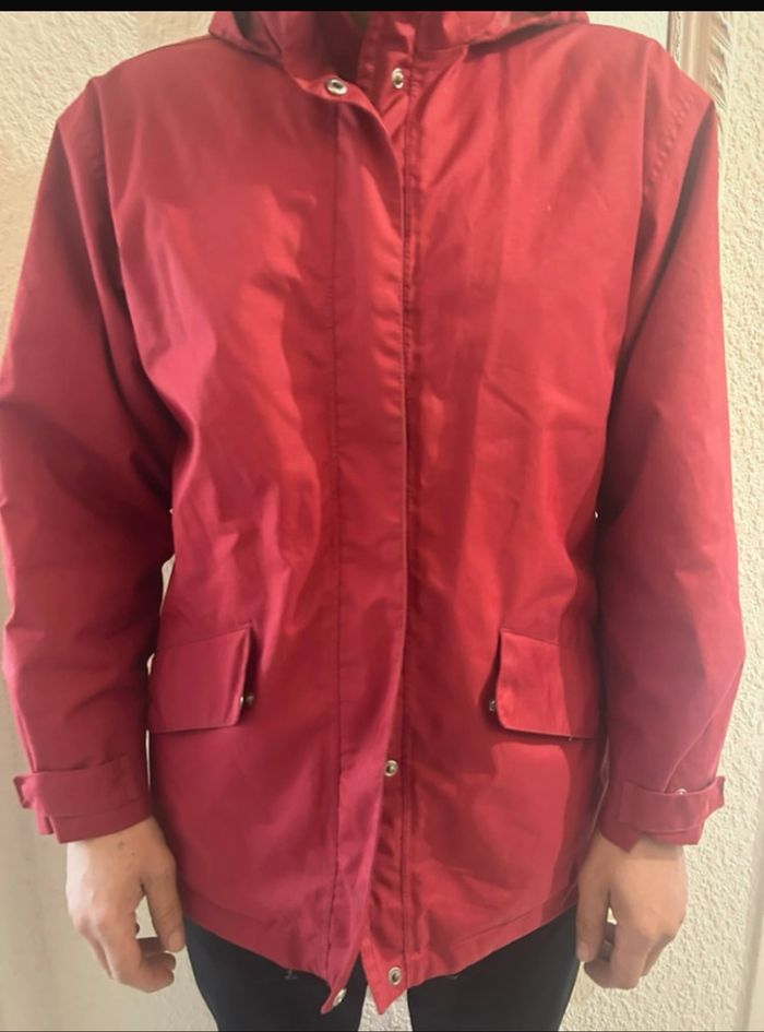 Manteau parka homme rouge Aigle Taille M - photo numéro 3