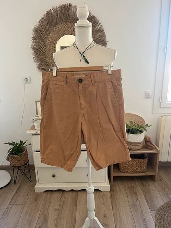 Bermuda short long coton couleur Celio taille 44