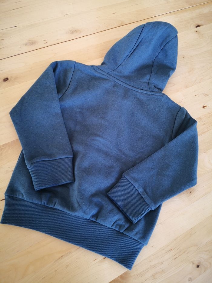 Veste gilet zip à capuche bleu garçon 3 ans Gemo - photo numéro 3