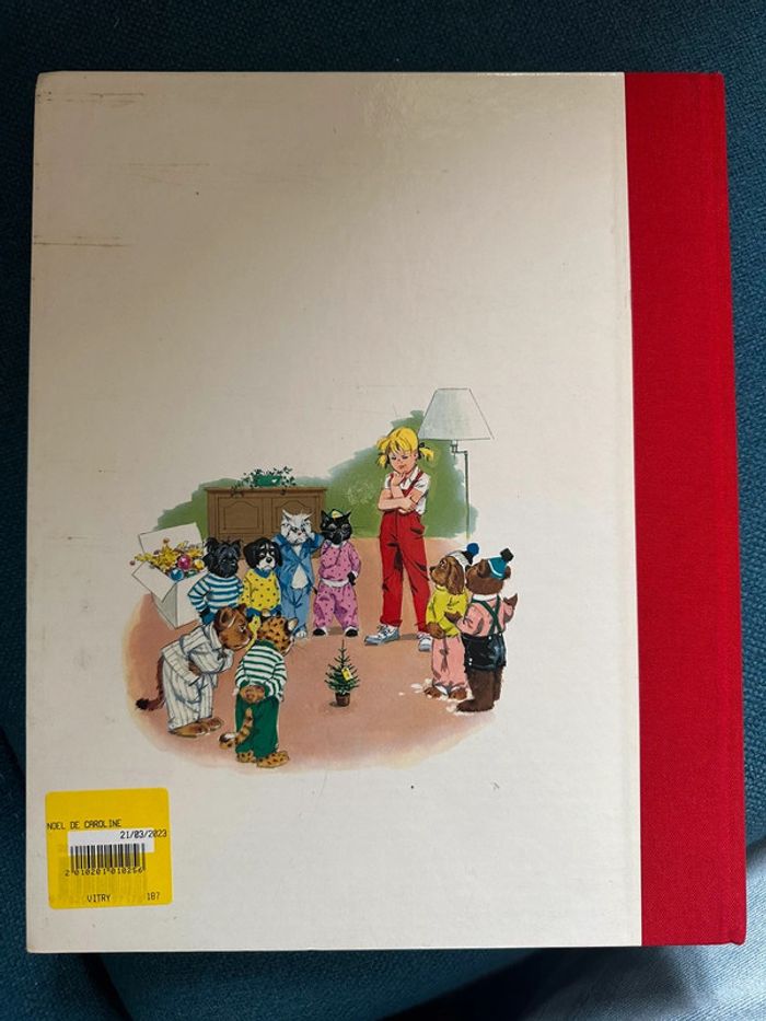 Livre Le Noel de Caroline Fêtes Pierre Probst Père album bd Hachette Jeunesse rouge - photo numéro 3