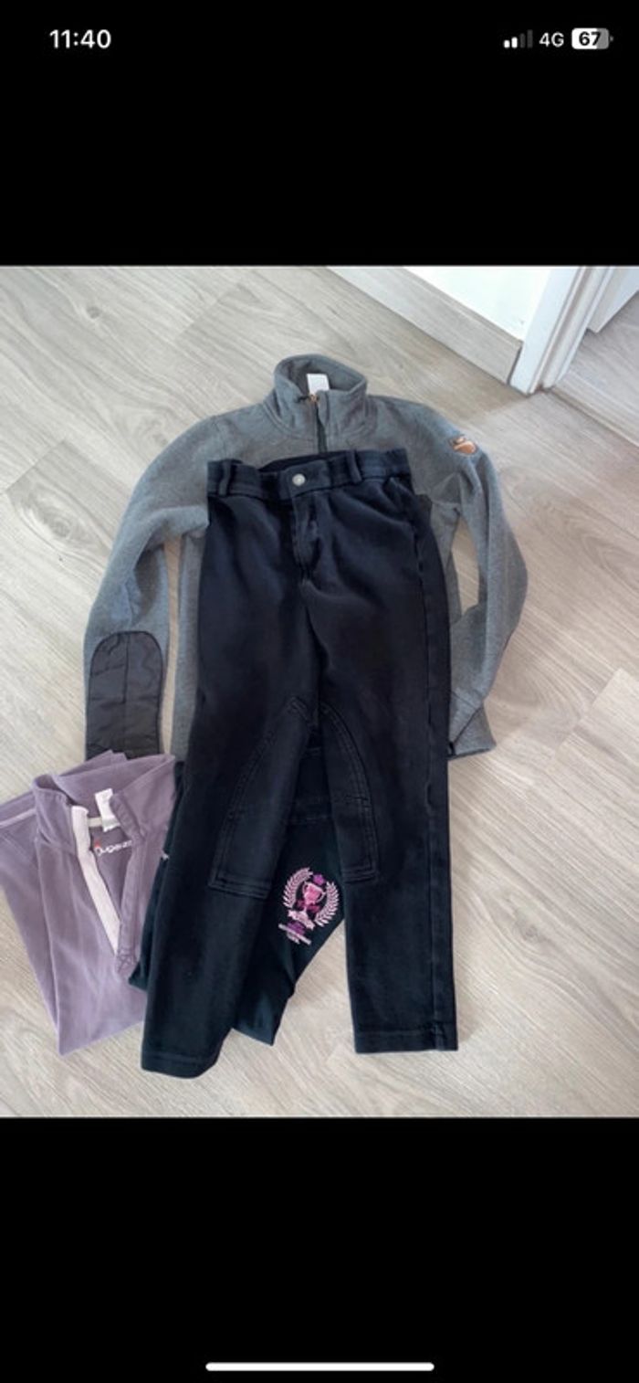 Lot vêtements d’équitation 8 ans fouganza - photo numéro 4