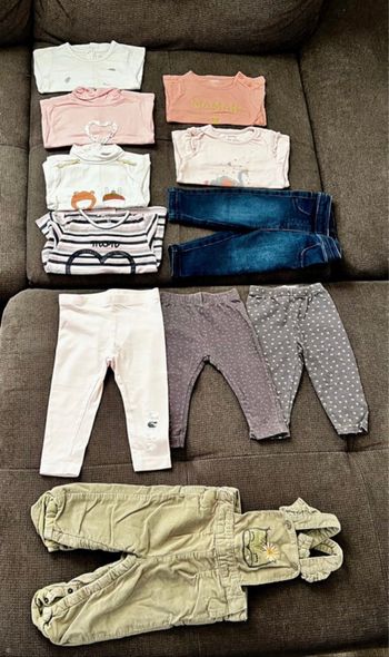 Lot de vêtements hiver fille 9 mois