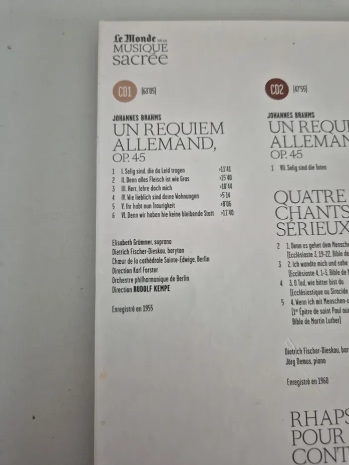 Lot de 2 livres Le Monde de la musique sacrée - photo numéro 5