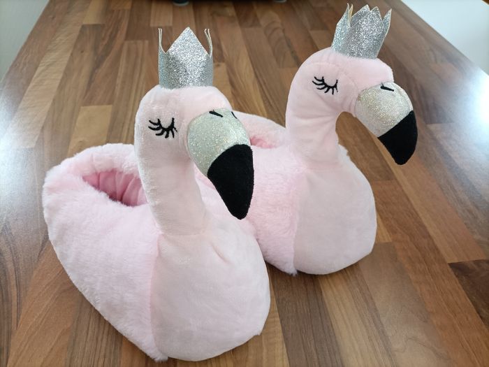 Jolis chaussons princesse flamand rose 34-35 Tissaia - photo numéro 2