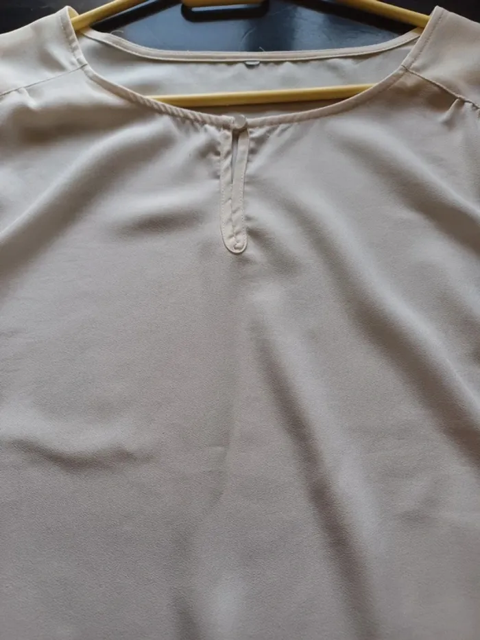 Blouse sans manche écru - photo numéro 3