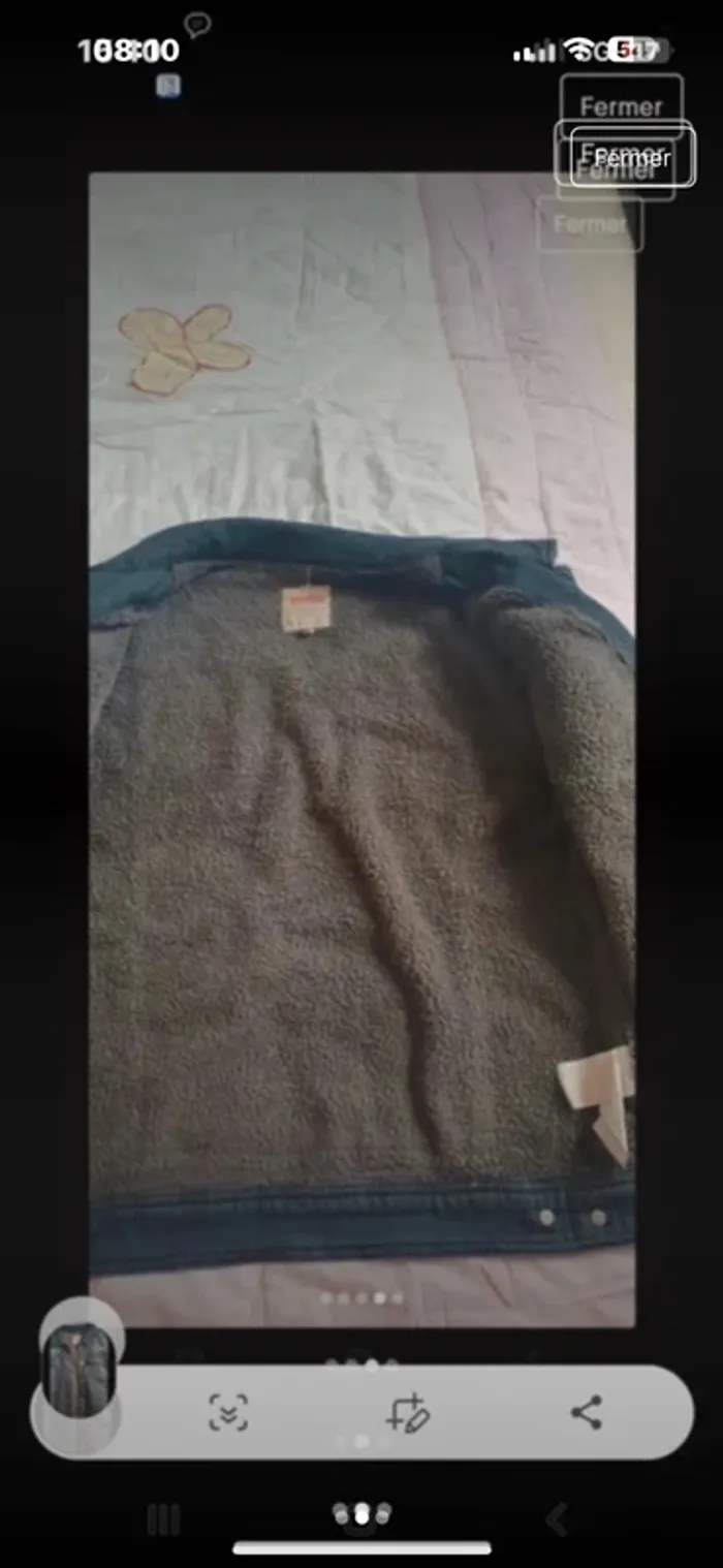 Veste en jean 14 ans Lévis - photo numéro 2