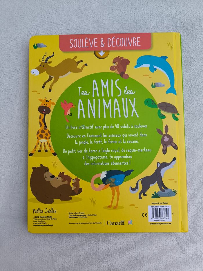 Livre Tes amis les animaux - photo numéro 3