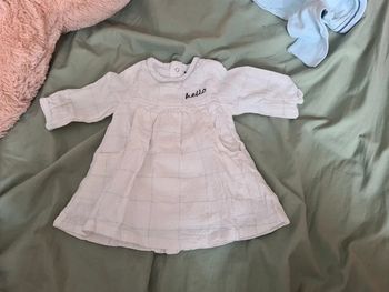 Robe manche longue coton