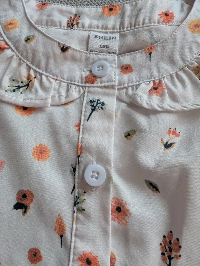 Chemisier fleurs 4 ans 🌸 - photo numéro 2