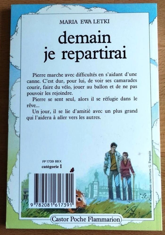Livre enfant Demain je repartirai - photo numéro 2