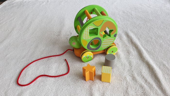 Boîte à forme tortue à tirer - photo numéro 2
