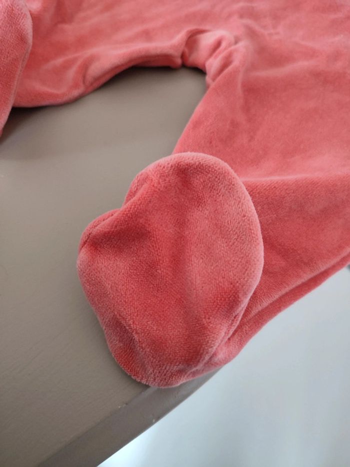 Pyjama vieux rose 3 mois Petit Bateau - photo numéro 7