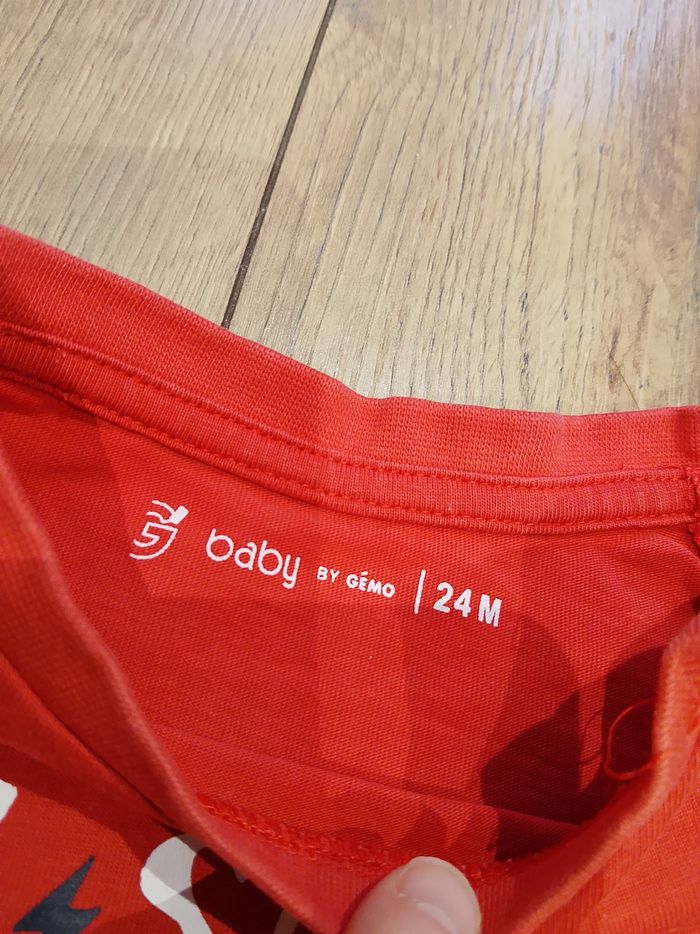 T-shirt manches longues pour bébé garçon 24 mois gémo - photo numéro 3