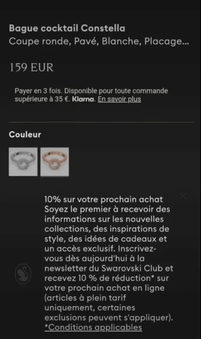 Parure de bijoux véritable swarovski - photo numéro 16