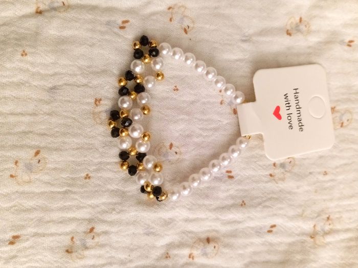 Bracelet perles acryliques et en verres - photo numéro 5