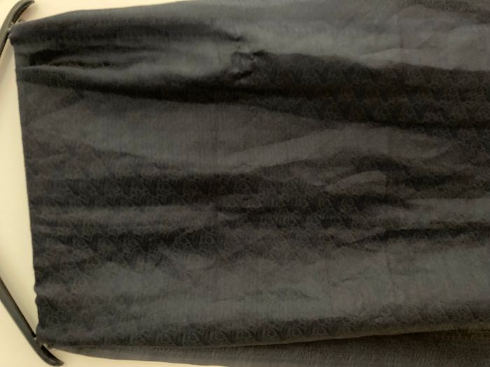 Foulard Bleu et noir avec motifs - photo numéro 4