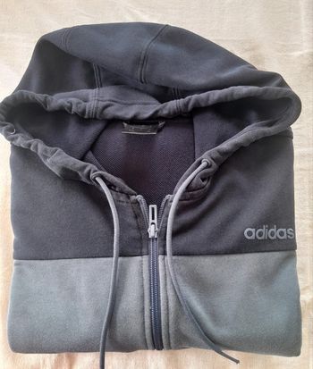 Veste sweat capuche zip Adidas taille XL modèle 2019