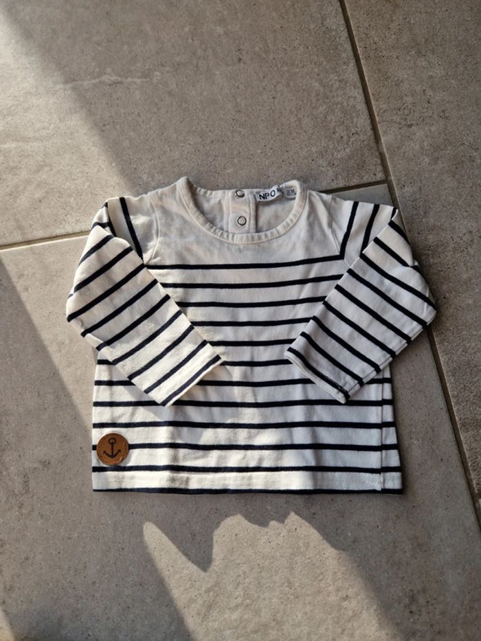 Tee-shirt manches longues 12 mois