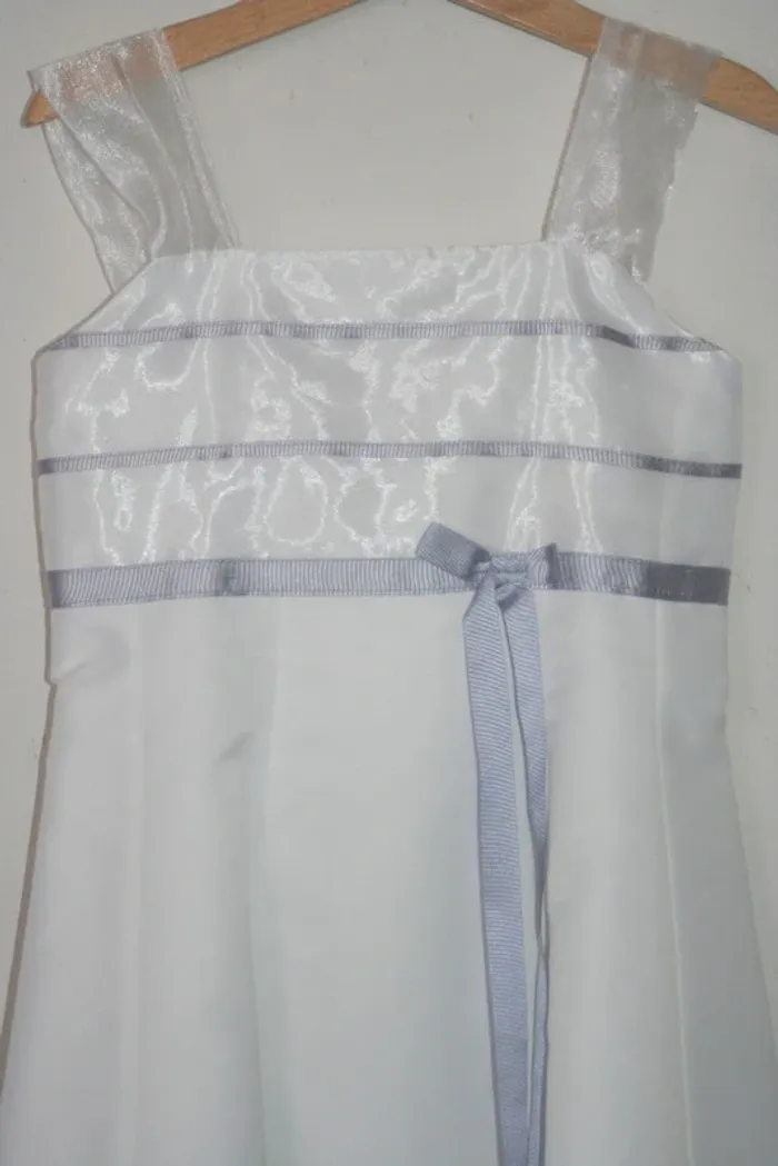 Robe Enfant d'honneur blanche Morelle Mariage 8 ans - photo numéro 4