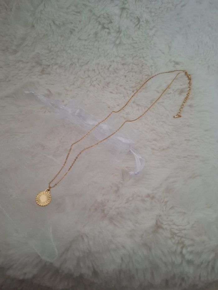 Collier en laiton doré Côme