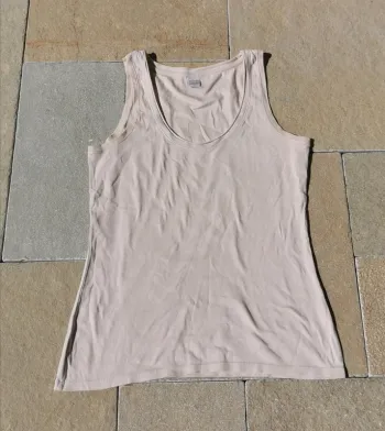Débardeur beige camaieu taille L