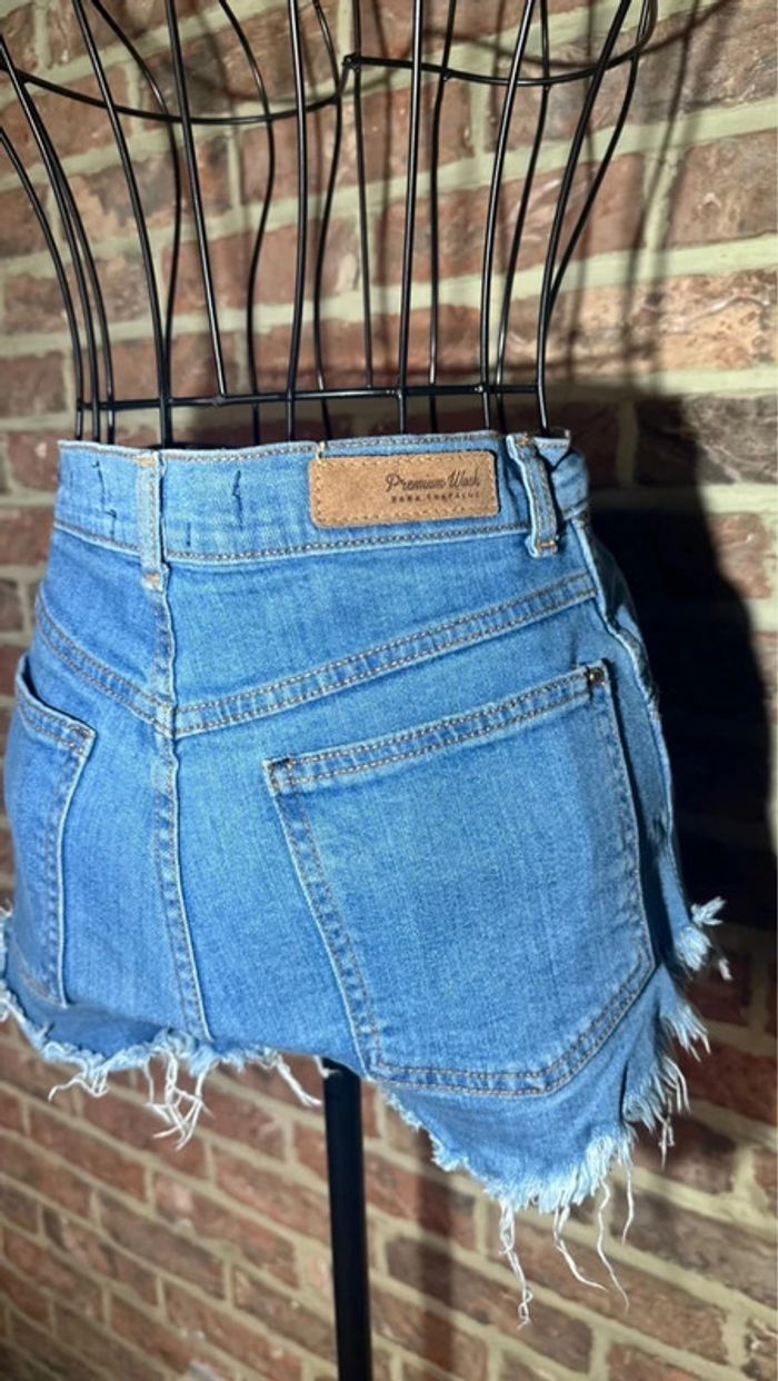Short en Jeans Zara Trafaluc Premium West Collection Taille S /36 - photo numéro 11
