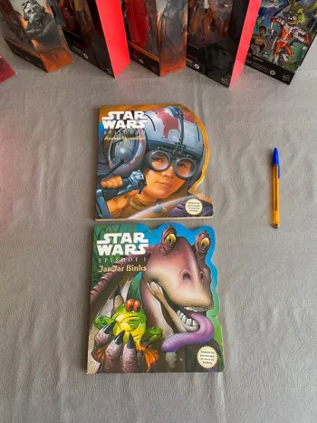 Livres à fenêtres détachables Star Wars épisode 1 - Anakin + Jar Jar - Hemma 1999