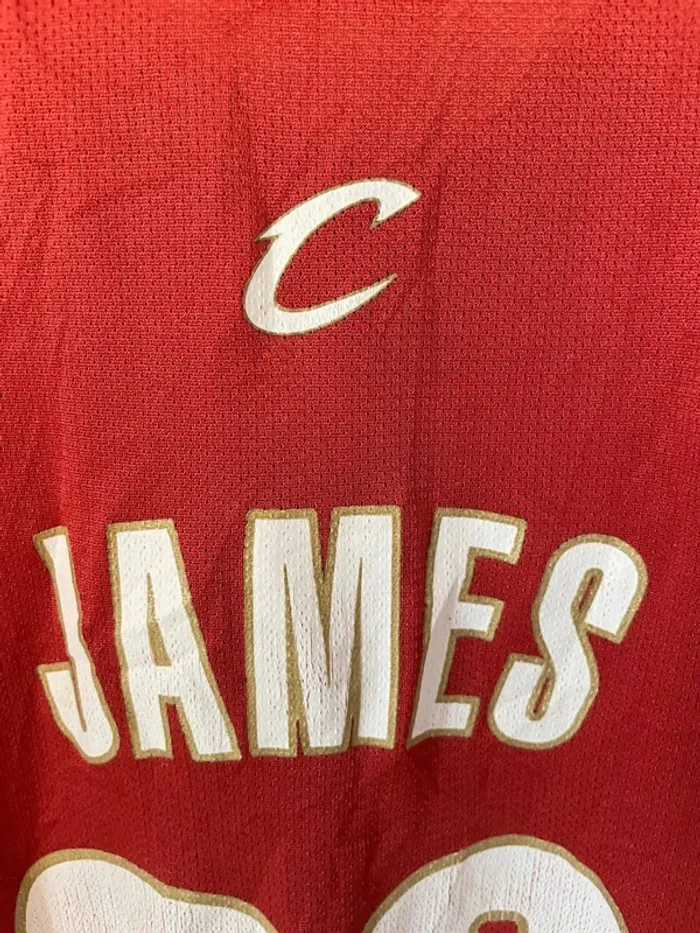 Reebok Maillot basketball jersey 🏀 NBA LeBron #23 James Cleveland Mens L - photo numéro 11
