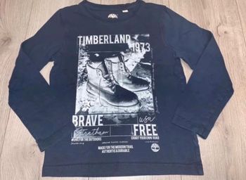 T shirt timberland bleu marine 8 ans tbe