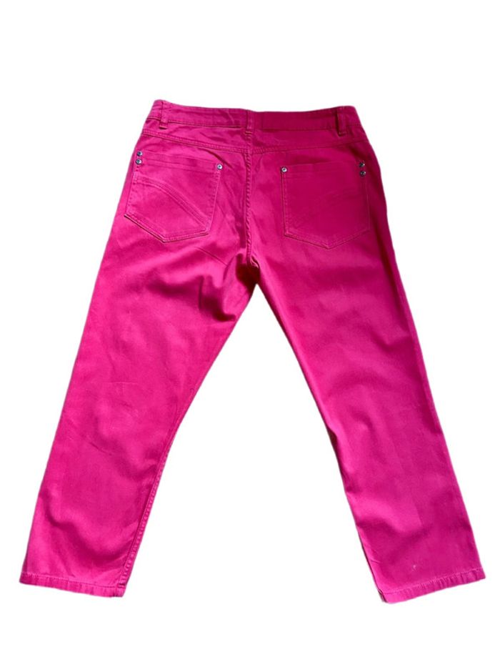 🩷🌷Jean fuchsia court 7/8 vintage Y2K cropped jeans🌷🩷 - photo numéro 7